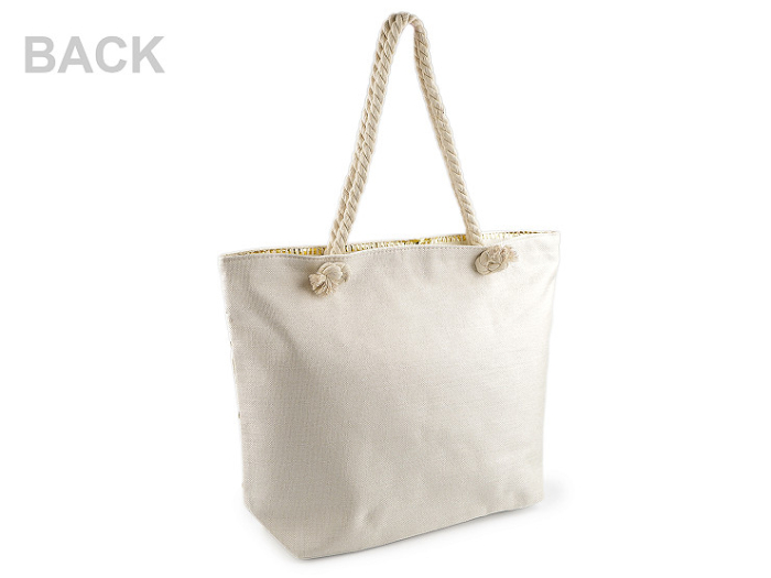 geanta de vara cu dungi metalice 52x38cm [5]