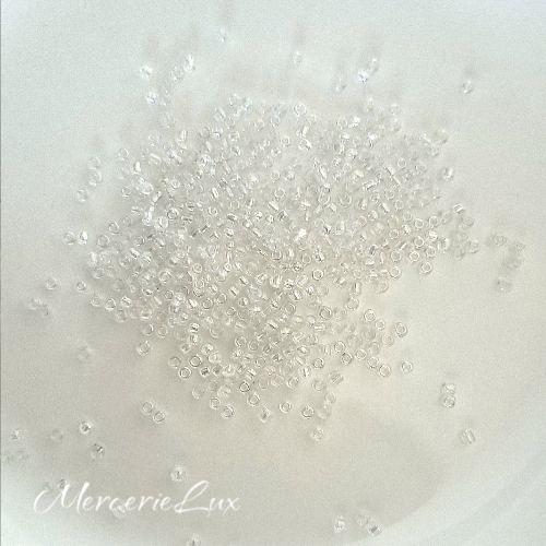 margele nisip alb transparent curcubeu din sticla [2]