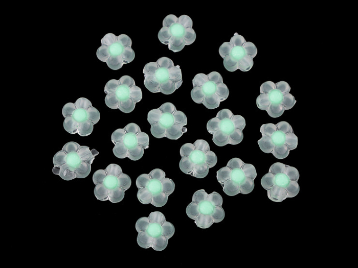 margele din plastic floare 13mm [2]