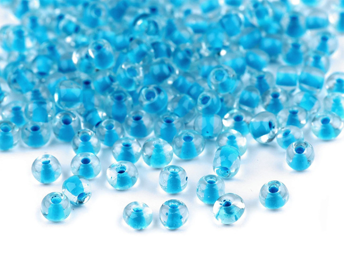 margele nisip transparente interior colorat 4mm [2]