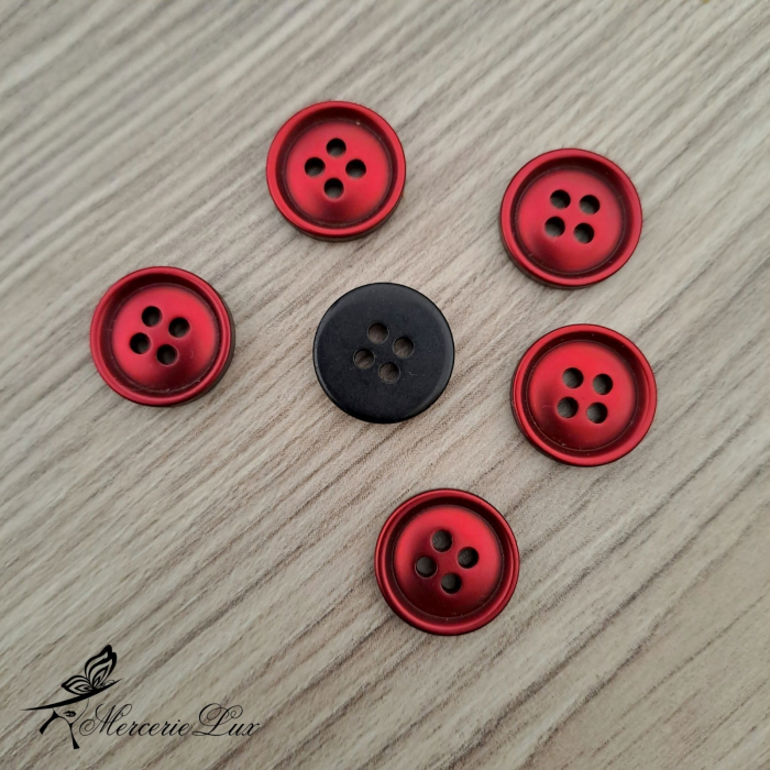 nasturi plastic rosu metalizat [1]