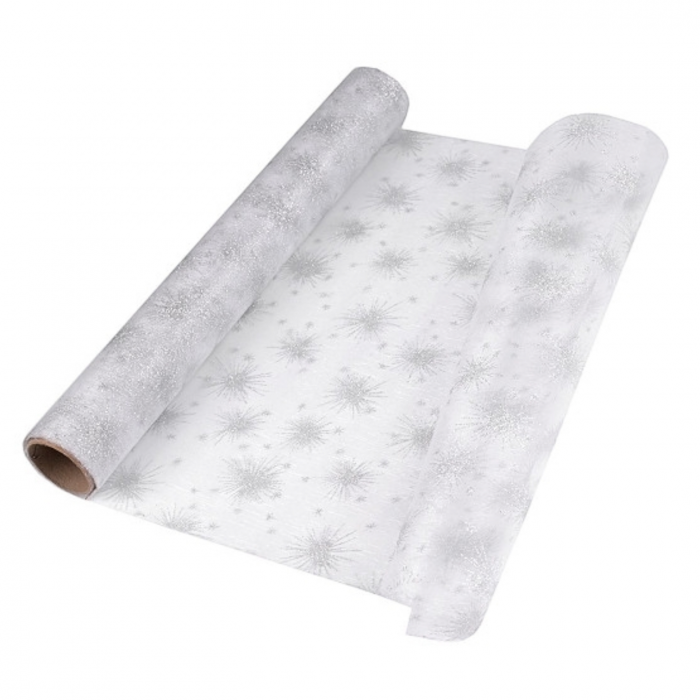 organza decorativa sclipici 36cm [1]