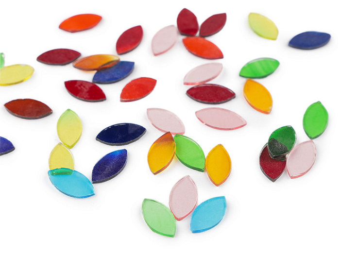 pietre mozaic frunze de sticla mix [2]