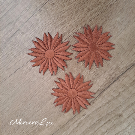 APLICATII VESTIMENTARE - aplicatii textile termoadezive floare mare