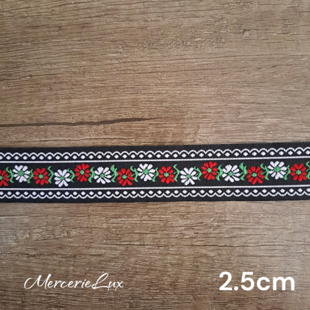 Banda Motive Traditionale - banda artizanala motiv floral