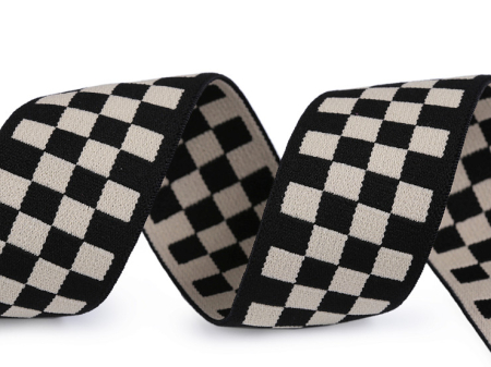 Elastic Imprimeuri - banda elastica carouri latime 40mm