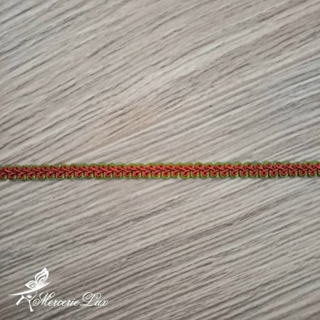 Galon Vascoza - banda lezarda 5mm grena