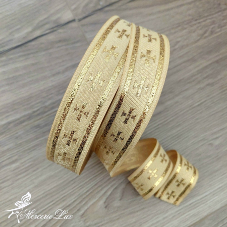 Banda Religioasa - banda religioasa lurex auriu latime 27mm