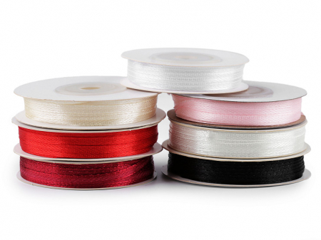 Panglica Satin - banda satinata 3mm rola 30m