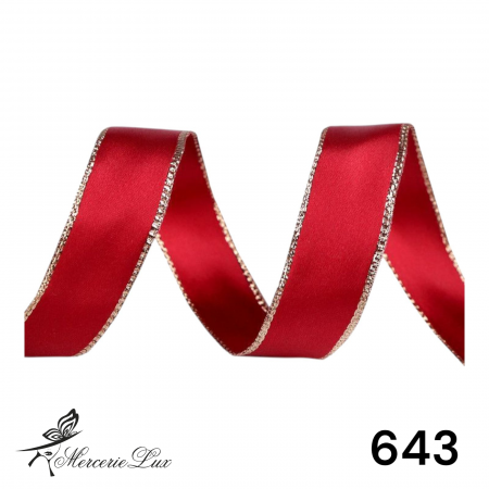 Panglica Lurex - banda satinata lurex si sarma 24mm
