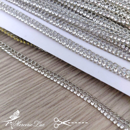 ACCESORII DECORATIVE MARGELE STRASURI - banda termocolanta strasuri si lantic
