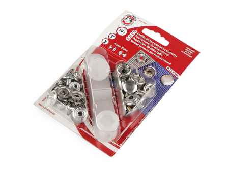 Capse Magneți Copci Moș și Babă - capse metalice 13.5mm pentru materiale groase aplicator inclus
