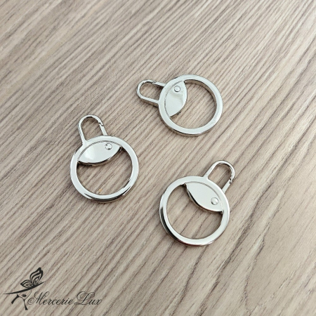 Cursori Accesorii Capete - carabina metalica tragator fermoar 12mm