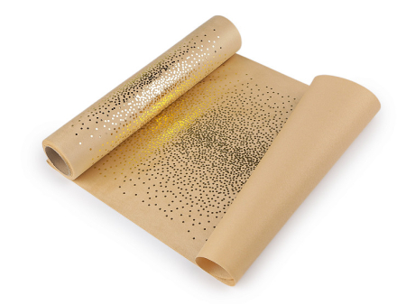 CRACIUN ȘI ANUL NOU - CATIFEA PENTRU TRAVERSE LATIME 28CM ROLA 2.7M