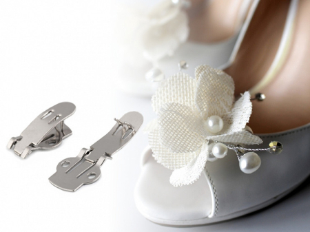 ACCESORII VESTIMENTARE METAL/PLASTIC - clips atasare ornamente