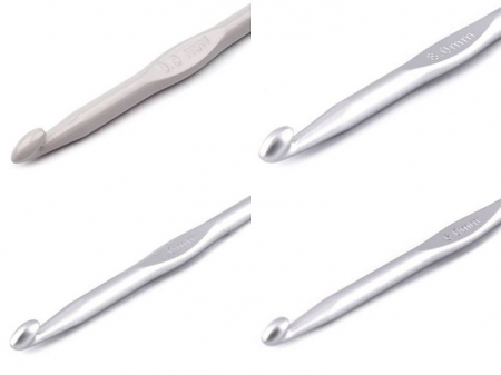 UNELTE TRICOTAT CROSETAT BRODAT - croseta aluminiu