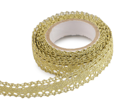 Dantela Autoadeziva - dantela autoadeziva 15mm rola 2m