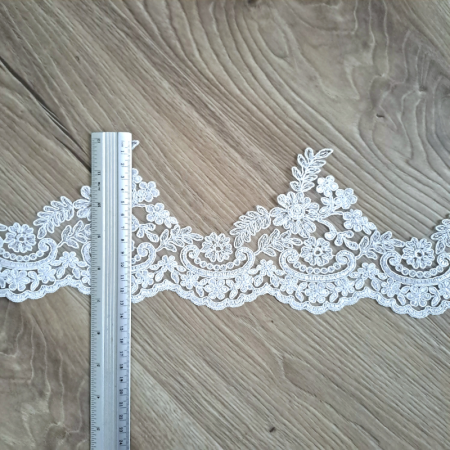 dantela rochii ocazie/mireasa 13,5cm [1]