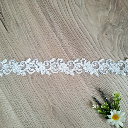 Dantela Margele Paiete Strasuri - dantela tull broderie si perle