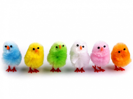 PRIMAVARA-MARTISOR SI SARBATOARE PASTE - decoratiune de paste puisori colorati