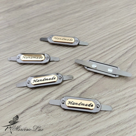 HOBBY CREATIV SCRAPBOOKING - eticheta metalica inscriptie handmade