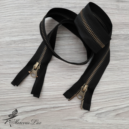 Detasabile - fermoar alama antica 2 cursori 5mm