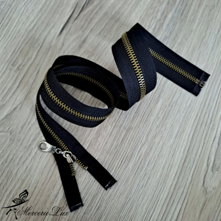 Fermoare Metalice - fermoar ata negru metal