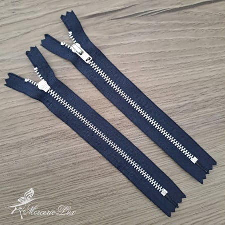 Fermoare Fixe - fermoar metalic ykk bleomarin/ag 16cm