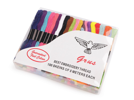 ATA BRODAT TIP MOULINE - fire broderie tip mouline 100 jurubite 8m