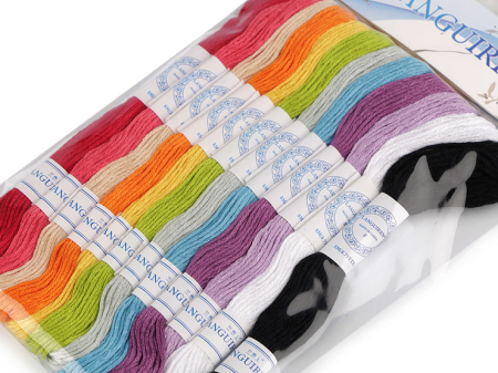 ATA BRODAT TIP MOULINE - fire tip mouline pentru cusut si brodat 12buc 8m