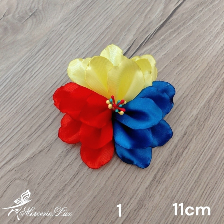 HANDMADE-LUCRATE DE CLIENTI MERCERIELUX - FLORI TRICOLOR