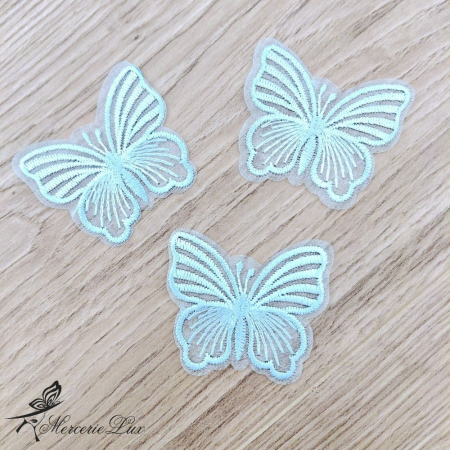 Aplicatii Textile - fluture brodat pentru cusut sau lipit