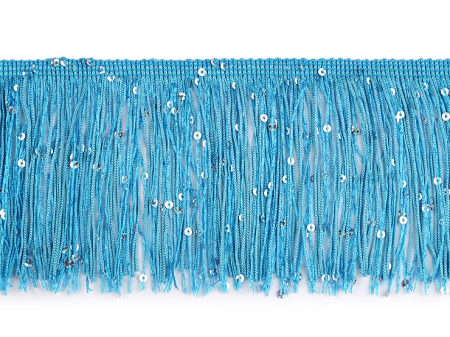 Franjuri Lurex Paiete - franjuri cu paiete 10cm
