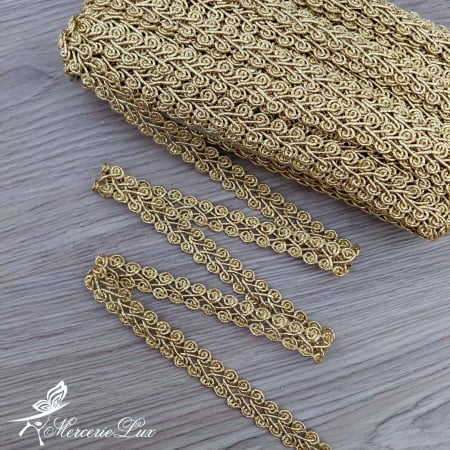 Galon Lurex - galon auriu lurex 16mm