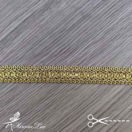 galon banda impletita fir auriu 15mm [1]