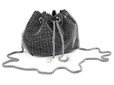 Accesorii Moda - geanta cu strasuri 25x14cm