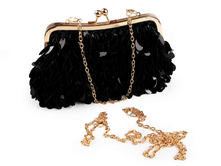 Posete Ocazie - geanta plic cu paiete si margele