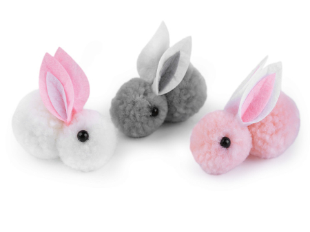 PRIMAVARA-MARTISOR SI SARBATOARE PASTE - iepuras pufos pompon
