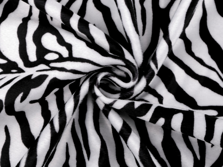 Tesaturi Blana Artificiala - imitatie de piele zebra