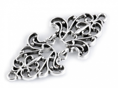 FIRE SI ACCESORII CONFECTIONAT GENTI - inchizatoare decorativa filigranata doua carlige