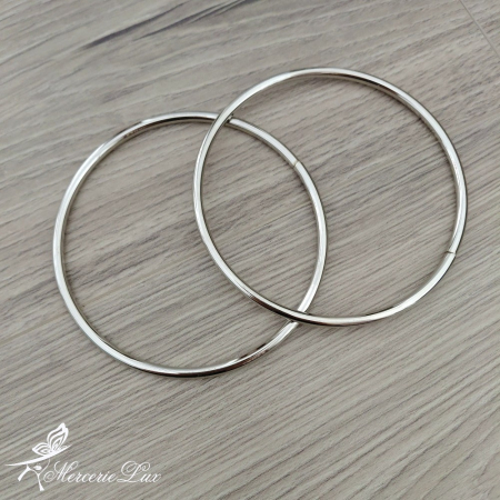 FIRE SI ACCESORII CONFECTIONAT GENTI - inel maner metalic pentru geanta 11cm