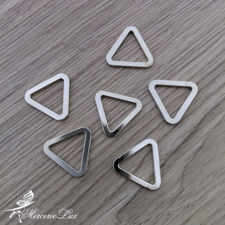 Accesorii Metal Confectionat Genti - inel triunghiular plat 20mm