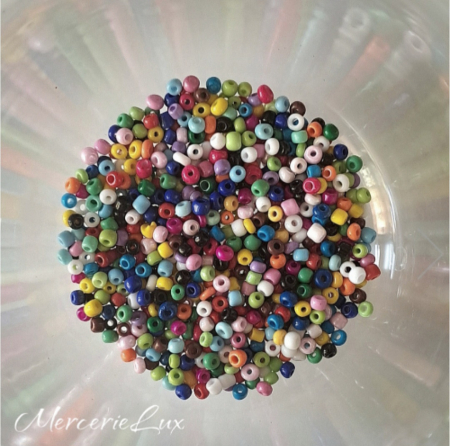 Margele - margele multicolore sticla