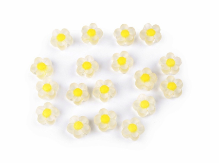 Margele Strasuri Paiete - margele din plastic floare 13mm
