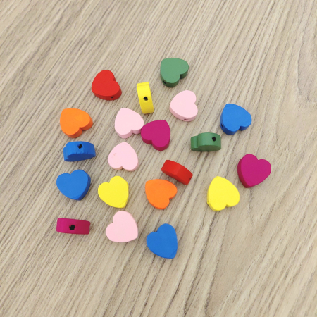 LA DOAR 10 LEI - MARGELE INIMA DIN LEMN