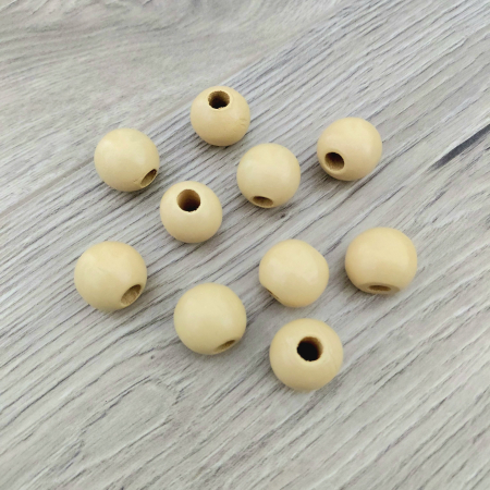 LA DOAR 15 LEI - margele lemn fag 25mm