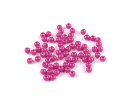 Margele - margele plastic color 6mm