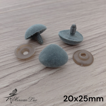 ACCESORII CONFECTIONAT JUCARII - nas jucarii cu dispozitiv siguranta 20x25mm