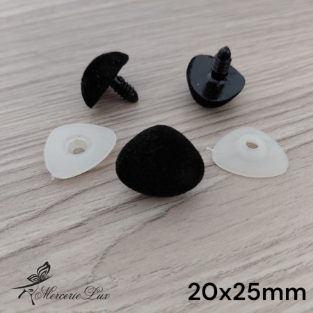ACCESORII CONFECTIONAT JUCARII - nas jucarii cu dispozitiv siguranta 20x25mm