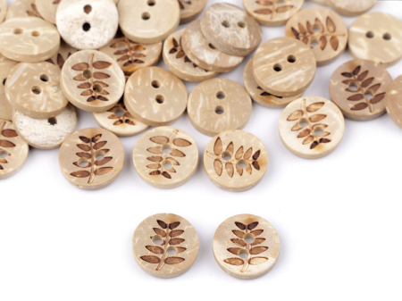 Nasturi Lemn Os Scoica - nasturi cocos